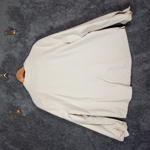 L.L. Bean Womens Chore Jacket Deep Pockets Lined Outdoor Gorpcore Size XL - Picture 4 of 9